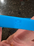 Carolina Panthers Adult Mylar NFL Team Logo Wristbands Bracelets 3 Pack