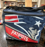 New England Patriots 12 can lunch bag team logo.