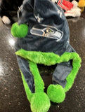 Seattle Seahawks Plush NFL holiday santa hat foco.

New with tags.