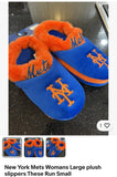 New York Mets womans plush slippers These Run