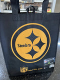 Pittsburgh Steelers Team logo reusable 15 inch tote.