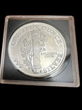 Mercury 1 Troy Ounce .9999 Silver coin Round