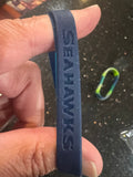 Seattle Seahawks Adult Mylar NFL Team Logo + Color 3pk Wristbands Bracelet