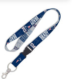 NEW ENGLAND PATRIOTS - Tom Brady Breakaway Lanyard -22 inch lanyard with detachable buckle