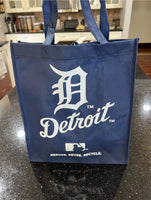 Detroit Tigers reusable tote bag MLB team logo Foco.

Grocery size Bag