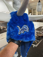 Detroit Lions NFL team Logo plush Spiked Helmet Hat