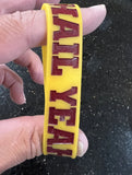 Redskins NFL team logo wide adult wristband Bracelet Silicone.