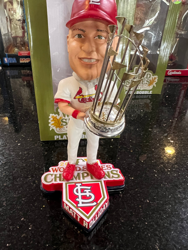2011 World Series Matt Holliday St. Louis Cardinals bobblehead, licensed by Major League Baseball (MLB)
