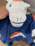 Denver Broncos NFL drawstring backpack mascot Childrens