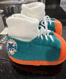 Miami Dolphins NFL team logo and colors cute baby booties
