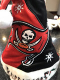 Tampa Bay Buccaneers plush swirl adult santa hat.

New with tags