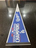Rare Los Angeles Dodgers  MLB 2020 World Series Champions full size felt pennant