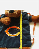 Forever Collectibles Chicago Bears Plush Mascot Backpack Pal Drawstring Bag
