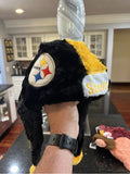 Pittsburgh Steelers NfL plush fabric team logo helmet hat