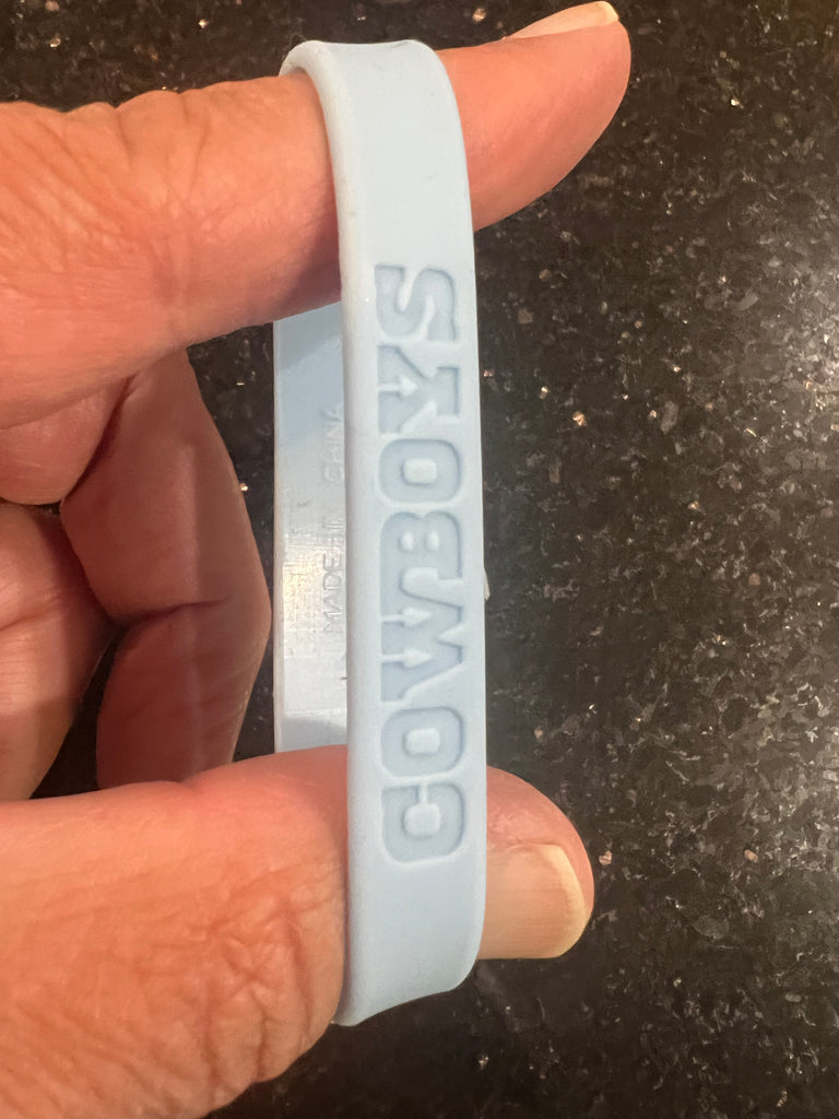 Dallas Cowboys NFL Team Logo Adult  Wristband Mylar Bracelet by Forever Collectibles
