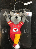 Kansas City Chiefs Super Bowl 54 KC Wolf Mascot Ornament is a collectible item from Forever Collectibles