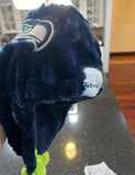 Seattle Seahawks NFL team logo adult plush helmet hat