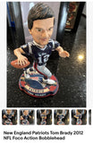 New England Patriots star player Tom Brady 2012 NFL Foco Action Bobblehead.
