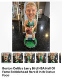 Larry Bird Boston Celtics rare Hall of Fame bobblehead 8 inch Forever Collectibles