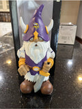 Minnesota Vikings Nfl Thematic Garden Gnome Version 1 Statue. 12 inch