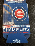Chicago Cubs 2016 MLB World Series Champions can cooler koozie Wincraft.