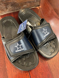 Dallas Cowboys team logo shower sandals flip flops mens size foco.
