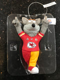 Kansas City Chiefs Super Bowl 54 KC Wolf Mascot Ornament is a collectible item from Forever Collectibles