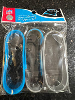 Carolina Panthers Adult Mylar NFL Team Logo Wristbands Bracelets 3 Pack