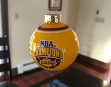 Los Angeles Lakers rare 2020 NBA Champion Bulb Commerative Ornament