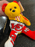 Kansas City Chiefs NFL Super Bowl 4 rare limited edition collectors bear made by forever collectibles