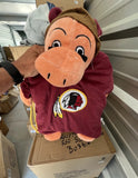 Washington Redskins (now known as the Washington Commanders) mascot drawstring backpack