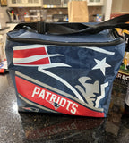 New England Patriots 12 can lunch bag team logo.