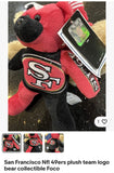 San Francisco Nfl 49ers plush team logo bear collectible Foco.