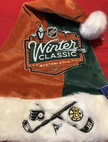 Boston Bruins / Flyers Winter Classic 2010 Santa Hat Adult. Condition is 