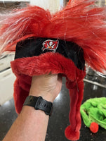 Tampa Bay Buccaneers stadium troll hair hat from Foco