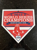Boston Red Sox 2013 World Series Champions home plate sign.