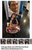 rare 2012 Chicago Bulls Derrick Rose NBA Action Bobblehead from Foco black jersey