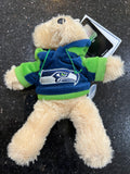 Seattle Seahawks NFL Team logo plush hoodie bear foco