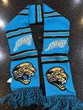 Jacksonville Jaguars 65-inch adult team logo scarf. This two-sided plush scarf features the team's logo on both sides, making it the perfect accessory for any fan