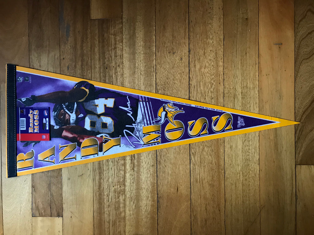Minnesota Vikings Randy Moss Full Size Felt Pennant by WinCraft