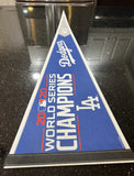 Rare Los Angeles Dodgers  MLB 2020 World Series Champions full size felt pennant