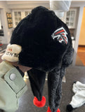 Atlanta Falcons adult plush NFL team logo helmet hat