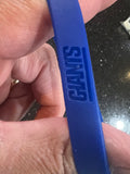 Forever Collectibles New York Giants Adult Mylar NFL Team Logo + Color 3pk Wristbands Bracelet