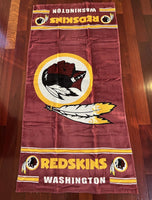 Washinton Redskins 60” NFL Retro Logo Beach Towel Team Logo Wincraft. Condition is new