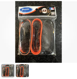 Sf Giants 3 pk silicone adult wristbands. Contains 3 different wristband team colors with one being tie die.
