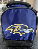 Baltimore Ravens NFL duel compartment lunchbag foco.