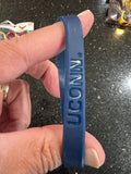 UConn Huskies NCAA Team Adult Mylar Team Color and Logo Wristbands 3 Pack is a set of wristbands perfect for any fan of the basketball team.