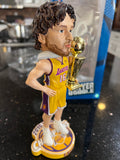 Los Angeles Lakers 2010 NBA Champions Paul Gasol rare Trophy Bobblehead. Condition is New. Shipped with USPS Priority Mail.