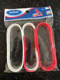 St Louis Cardinals Mylar Wristbands Set of 3 . Officially licensed by Major League Baseball