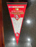 2011 St. Louis Cardinals World Series Championship pennant wincraft 30". Team signature rare